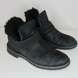 Ugg MCKAY Black Shearling Ankle Booties Women's 6.5